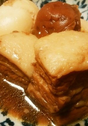 豚バラ肉の梅角煮-レシピのメイン写真