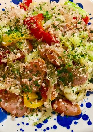 ウィンナーの焼うどん☆野菜タップリ♪-レシピのメイン写真