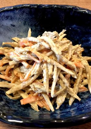 ゆずポン風味のさっぱりごぼうサラダ⋆*-レシピのメイン写真