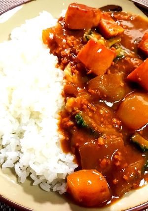 島豚と島野菜の夏野菜カレー-レシピのメイン写真
