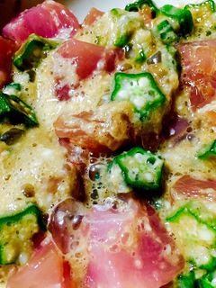 簡単!ネバネバまぐろのおつまみ-レシピのメイン写真