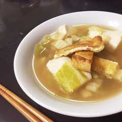 材料費65円⁈キャベツと豆腐の節約スープ-レシピのメイン写真