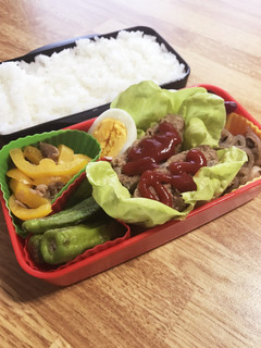 旦那さん弁当♡ハンバーグ-レシピのメイン写真