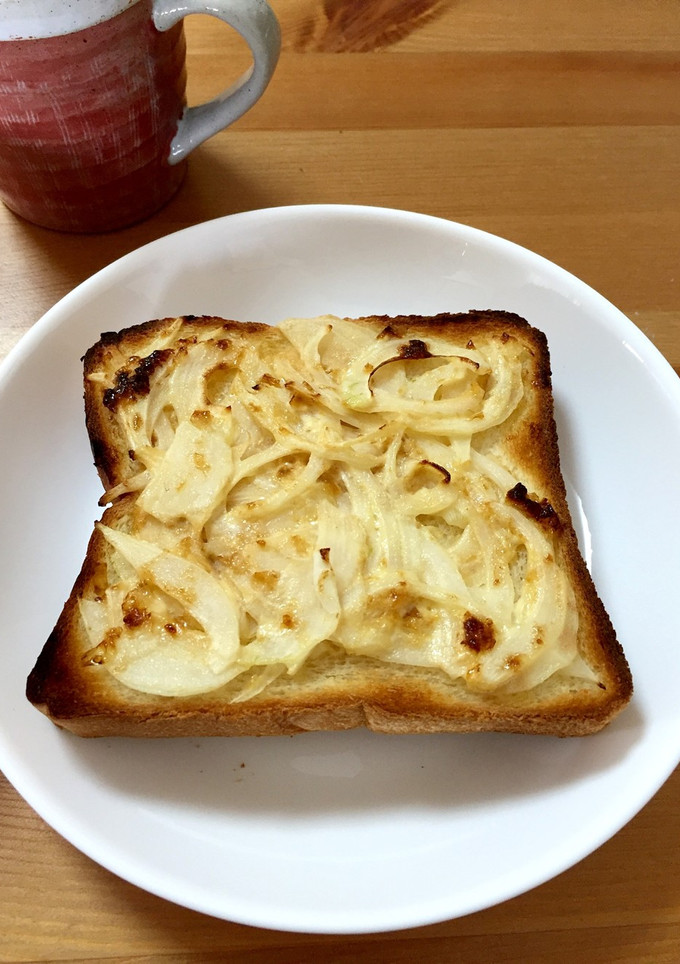 簡単 玉ねぎと鰹節トースト-レシピのメイン写真