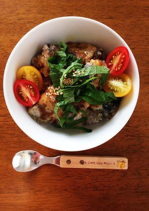 さば缶で簡単♪レモン香る竜田丼-レシピのメイン写真