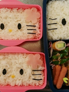 キティちゃん♪キャラ弁♪簡単-レシピのメイン写真