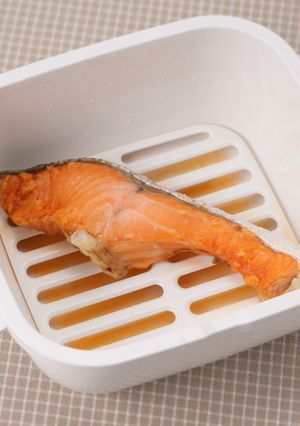 らくらく鮭の塩焼き【レンジで2分30秒】-レシピのメイン写真