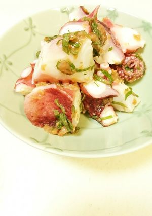 たこの梅肉しそ和え-レシピのメイン写真
