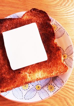 食パンに塗りやすい！バターの切り方-レシピのメイン写真