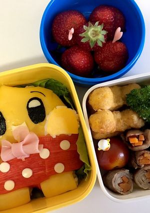 雑誌ちゃお プリプリちぃちゃん キャラ弁-レシピのメイン写真