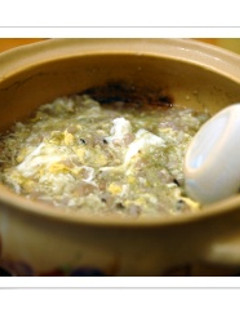 ひとりごはんに昆布茶のたまご雑炊-レシピのメイン写真