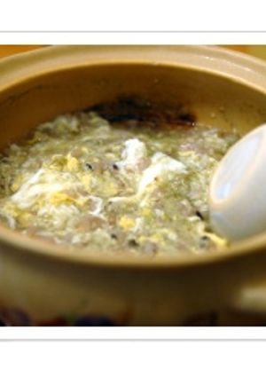 ひとりごはんに昆布茶のたまご雑炊-レシピのメイン写真
