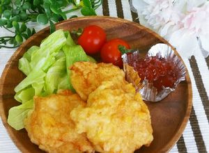 鶏胸肉と豆腐の♡やわらかチキンナゲット-レシピのメイン写真