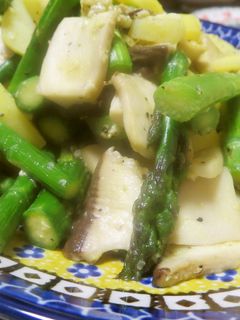 塩麹で☆アスパラとじゃがいもの炒め物-レシピのメイン写真