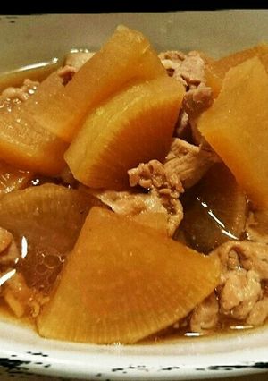 簡単！大根と豚バラスライスの旨煮-レシピのメイン写真