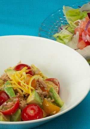 2種のドレッシングで食べる2種のサラダ-レシピのメイン写真