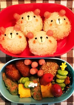 くまさんオニギリ-レシピのメイン写真