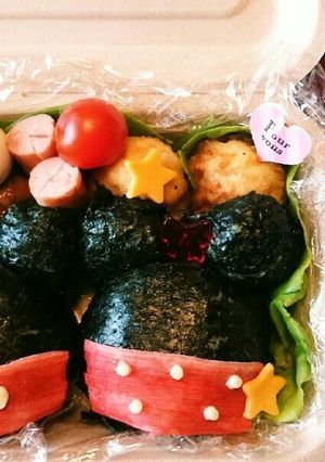 ミッキー＆ミニーのお弁当☆-レシピのメイン写真