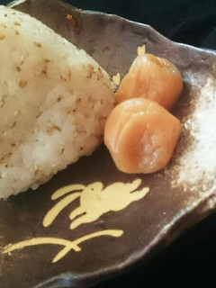 ★梅昆布茶&ごまおむすび★-レシピのメイン写真