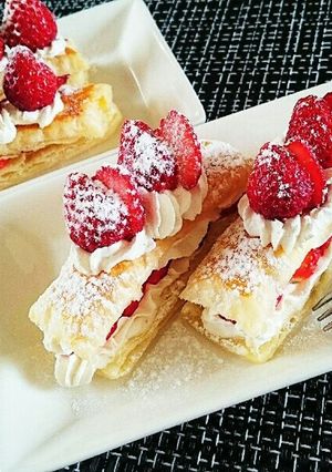♡パイでミルフィーユ♡-レシピのメイン写真