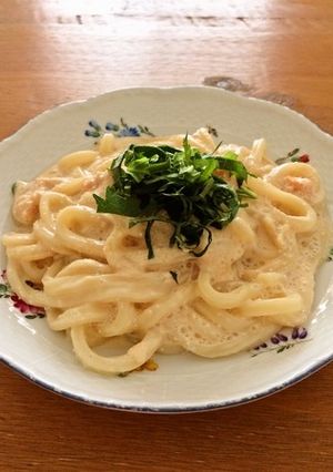 たらこ豆乳クリームうどん-レシピのメイン写真