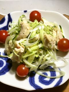 ささ身ときゅうりのさっぱりサラダ-レシピのメイン写真