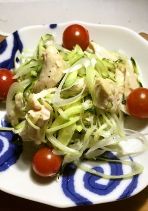 ささ身ときゅうりのさっぱりサラダ-レシピのメイン写真