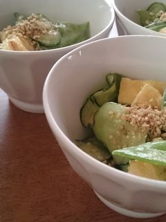 絹さやの酢味噌あえ-レシピのメイン写真