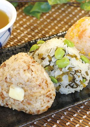 簡単!しっとり!オイルおにぎり(3種類)-レシピのメイン写真