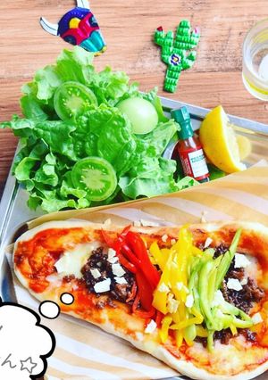 カラーピーマンでカラフルナンタコス☆＊-レシピのメイン写真