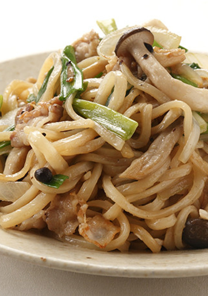 青ネギと豚のスタミナ焼うどん-レシピのメイン写真