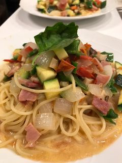 野菜たっぷりオイルパスタ-レシピのメイン写真