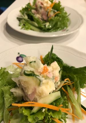 じゃがいも一個でポテトサラダ-レシピのメイン写真