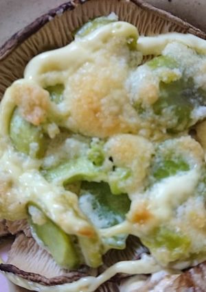 しいたけ空豆マヨ☆-レシピのメイン写真