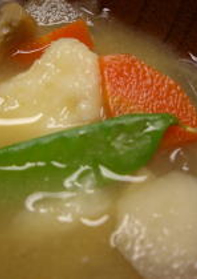 大和芋の野菜たっぷりみそしる-レシピのメイン写真