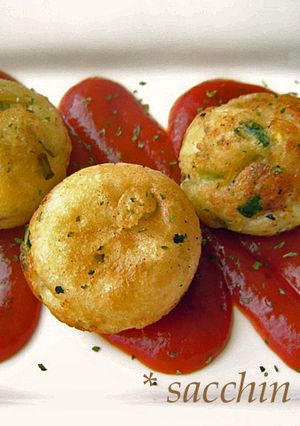たこ焼きみたいなイタリアンボール♪-レシピのメイン写真