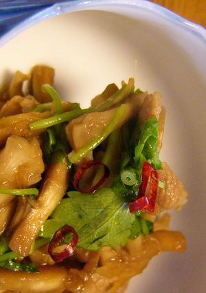 牛肉としいたけの軸の佃煮-レシピのメイン写真