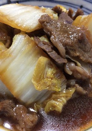 牛肉と白菜の炒め煮-レシピのメイン写真