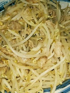 豚もやし炒め(豚肉ひき肉炒め)-レシピのメイン写真