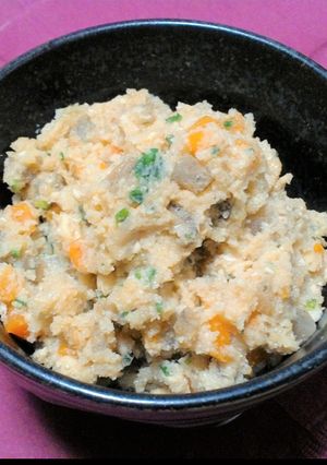 優しい美味しさ！おからの煮物(卯の花)！-レシピのメイン写真