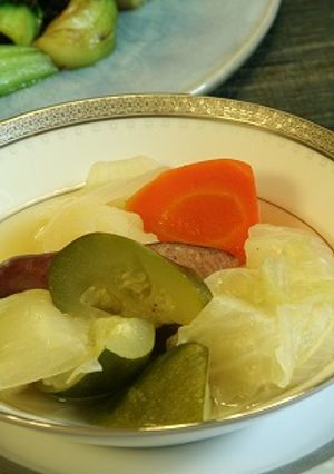 ゴロゴロ野菜のポトフ-レシピのメイン写真