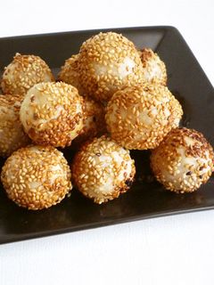 芝麻球 中華風胡麻揚げ団子-レシピのメイン写真