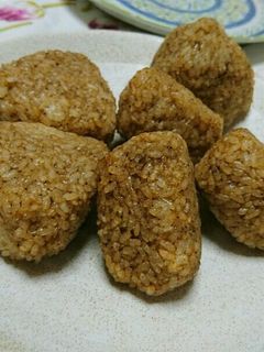海苔の佃煮で焼おにぎり-レシピのメイン写真