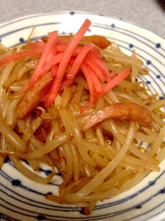 給料前に!もやしの【焼きそばソース】炒め-レシピのメイン写真