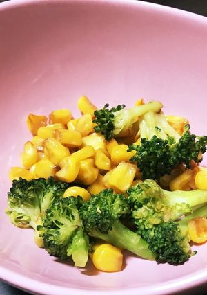 ブロッコリーとコーンのバター醤油炒め★-レシピのメイン写真