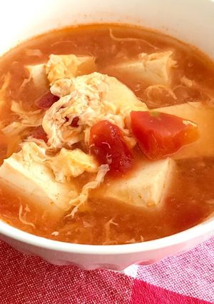 ●○トマトと豆腐のスープ○●-レシピのメイン写真