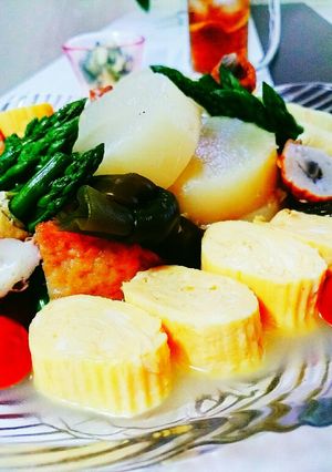 夏もおでん♪出汁卵の冷やしおでん-レシピのメイン写真