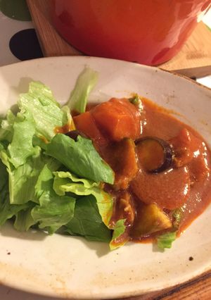 カレーは米よりレタスで食う-レシピのメイン写真