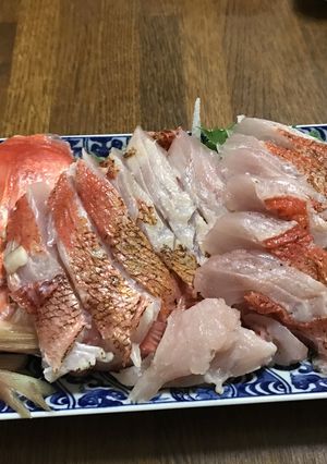 金目鯛 炙りと煮物で-レシピのメイン写真