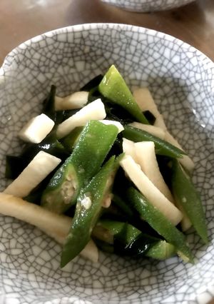 オクラと長芋の前菜-レシピのメイン写真